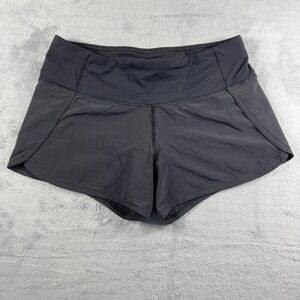 Lululemon Speed Up Lined Shorts 2.5" Black High Rise Women's size 4